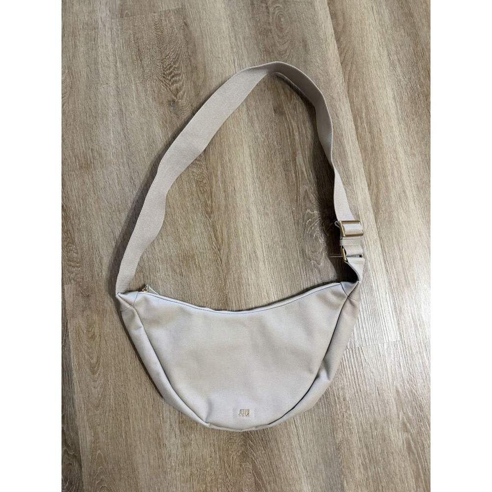 July Everyday Crossbody Bag Beige Crescent Shoulder Purse Sling